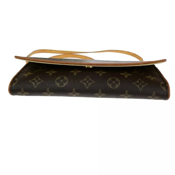 Auth LOUIS VUITTON Pochette Twin GM 2Way Shoulder Bag Monogram Brown - Picture 7 of 16